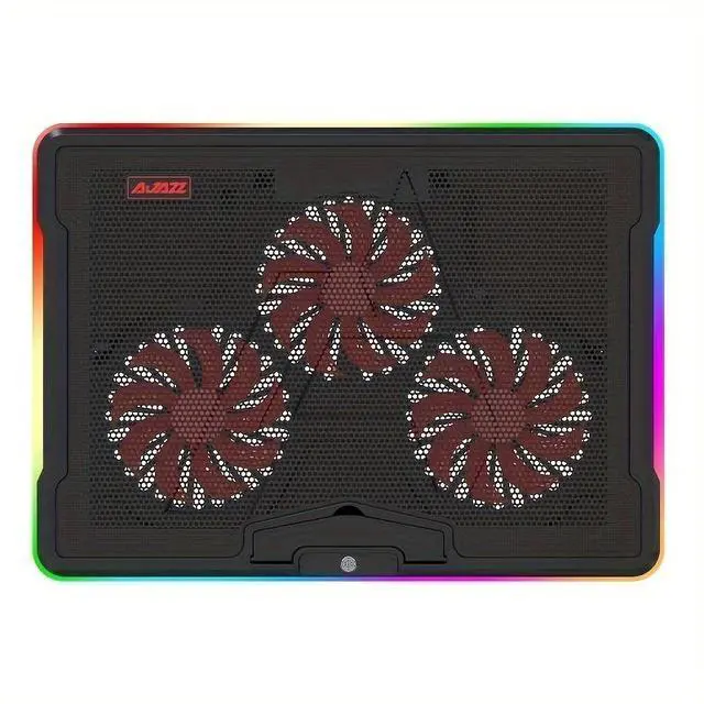 Alt view image 5 of 7 - 36 X 25.5 X 4  Two USB Laptop Cooling Pads Large Size For 12-16 Inch Notebook Silent Gaming Laptop Cooler Wind Speed Adjustable Laptop Stand