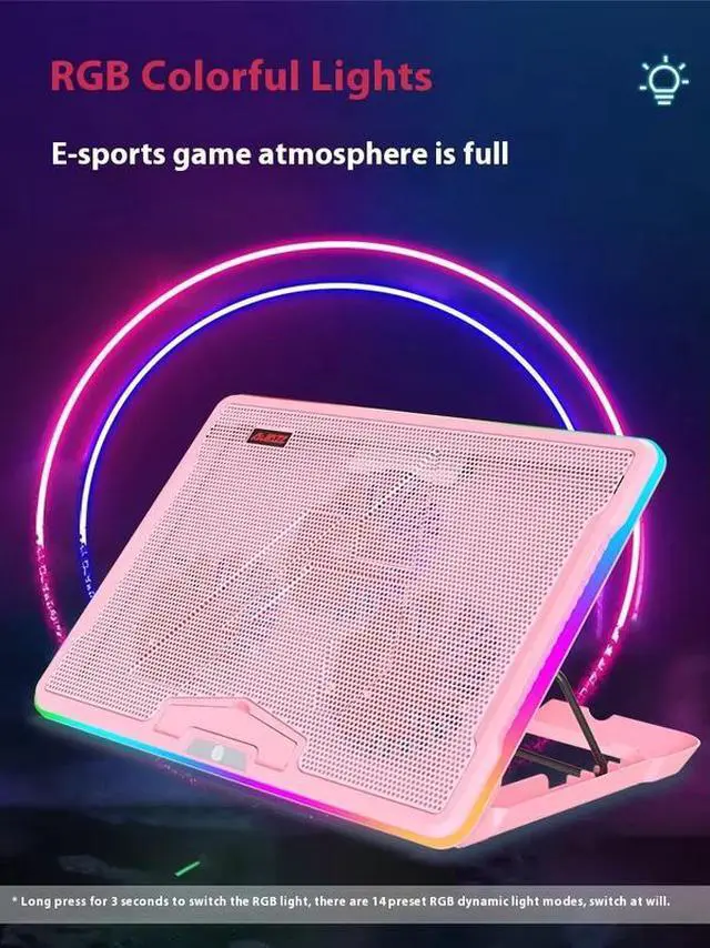 Alt view image 2 of 7 - 36 X 25.5 X 4  Two USB Laptop Cooling Pads Large Size For 12-16 Inch Notebook Silent Gaming Laptop Cooler Wind Speed Adjustable Laptop Stand