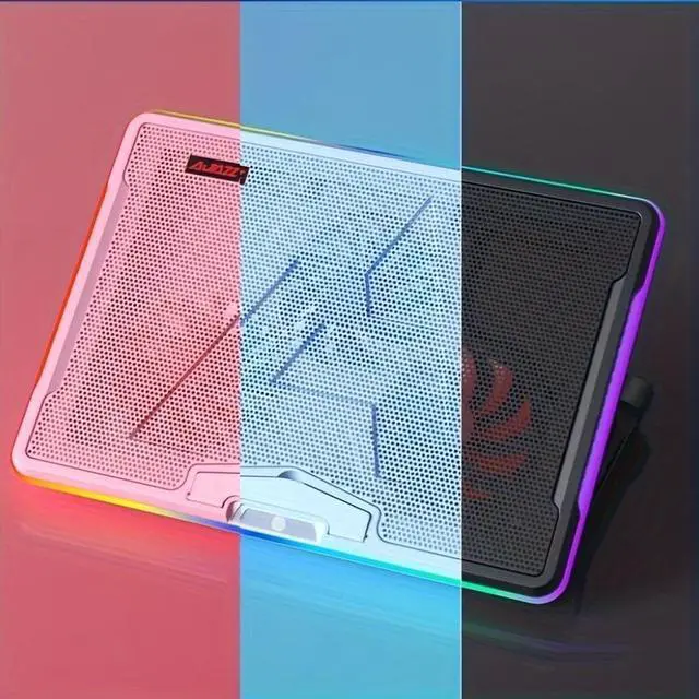 Alt view image 4 of 7 - 36 X 25.5 X 4  Two USB Laptop Cooling Pads Large Size For 12-16 Inch Notebook Silent Gaming Laptop Cooler Wind Speed Adjustable Laptop Stand