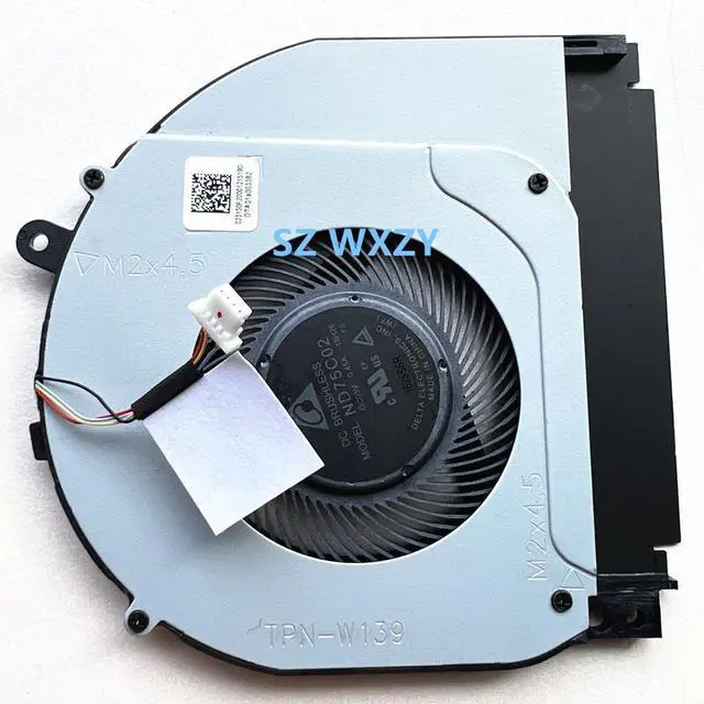 Alt view image 5 of 7 - 5cm 5015 12V 0.24A BUB0512HB Blower Cooling fan laptop heat skin