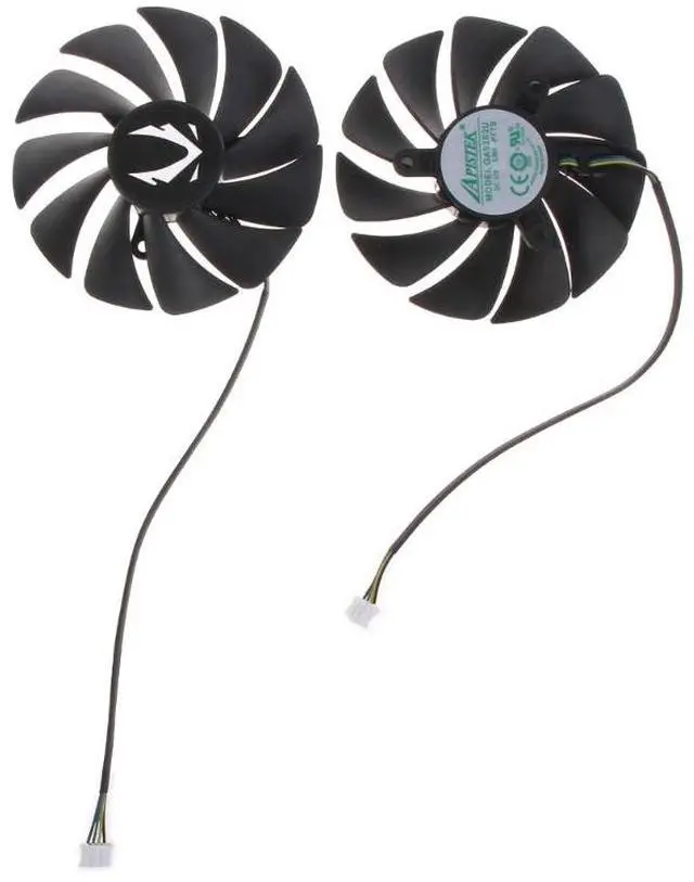 Alt view image 2 of 7 - Heatsink Cooling Fan 4300RPM Speed High Speed Fan 2.0Plugs Computer Heatsink J60A