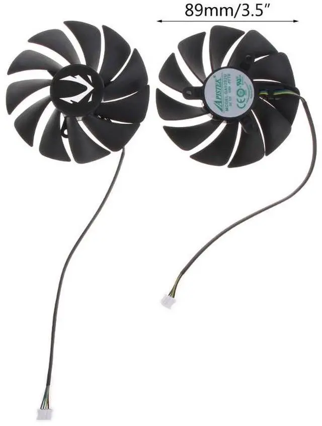 Alt view image 7 of 7 - Heatsink Cooling Fan 4300RPM Speed High Speed Fan 2.0Plugs Computer Heatsink J60A