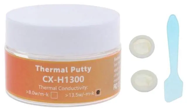 Main image of 70g  G5AA CX H1300 Thermal Putty 13.5W/m.K Thermal Conductive Grease Paste Plaster Non-Conductive Heat Sink Compound 10/20/50/70g