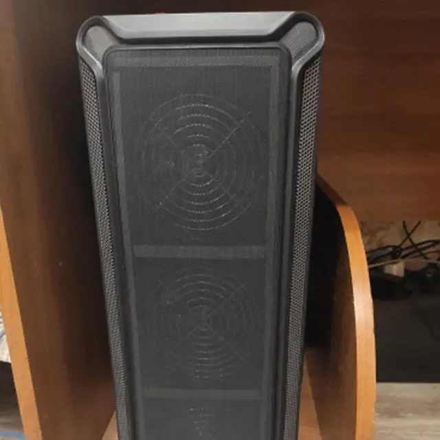 Alt view image 2 of 7 - Style A  17inch Gaming Laptop Cooler Six Fan Led Screen Two USB Port 2600RPM Laptop Cooling Pad Notebook Stand For Laptop