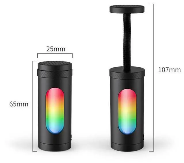 Main image of Black  ARGB GPU Video Card Holder Aluminum Alloy Magnetic Video Card Sag Holder Graphics Card GPU Brace Support for Desktop PC Case