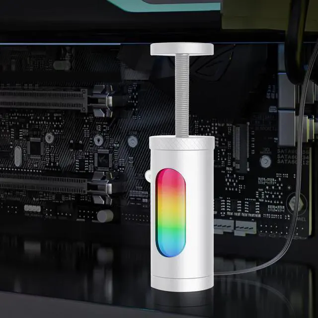 Alt view image 5 of 7 - White EX80  ARGB GPU Video Card Holder Aluminum Alloy Magnetic Video Card Sag Holder Graphics Card GPU Brace Support for Desktop PC Case