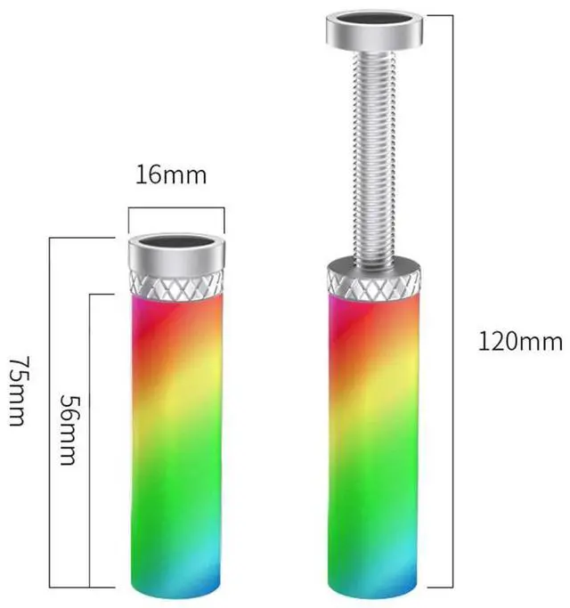 Main image of Silver EX120  ARGB GPU Video Card Holder Aluminum Alloy Magnetic Video Card Sag Holder Graphics Card GPU Brace Support for Desktop PC Case