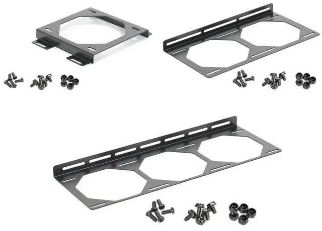 Alt view image 2 of 7 - C  Fan Radiator Holder for 120MM 240MM 360MM Radiator Mount Bracket for Computer Case Accessory P0RC