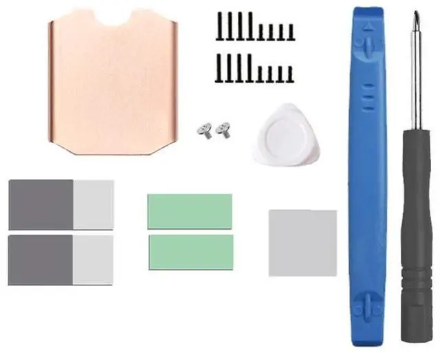 Alt view image 3 of 7 - GPU  Nickel Plated  Heatsink Graphics Card Memory Miner  3080ti 3090