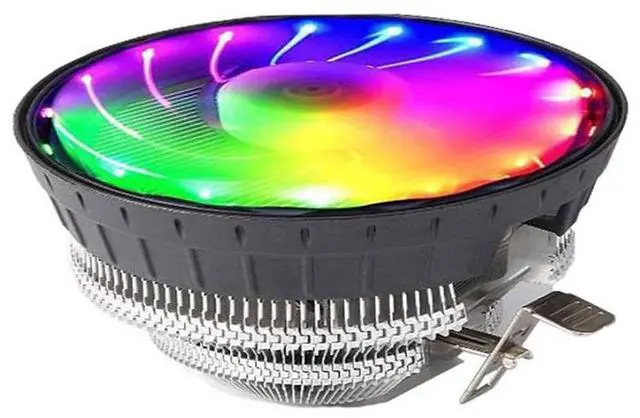 Main image of PC Case Fans 1800RPM Silent RGB LED Light Laptop Radiator CPU Cooling Quiet Fan