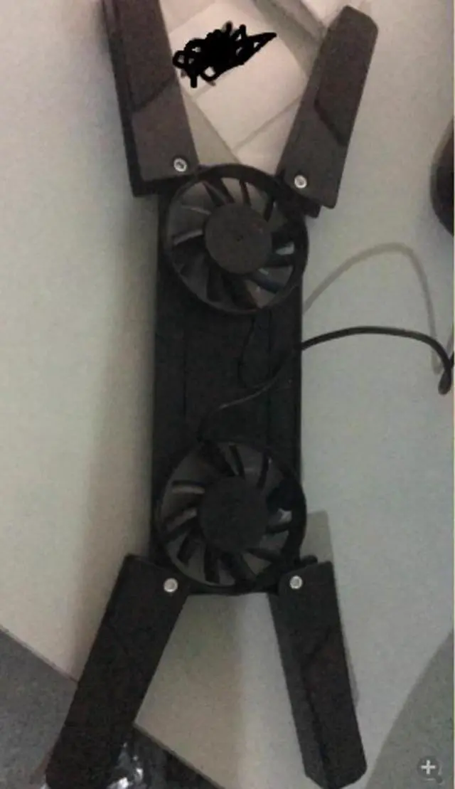 Main image of 844306  Portable Design Netbook Cooling Pad Ultra-thin Profile 2 Fan Cooler Pad Durable Materials Enhanced Airflow Laptop Cooling Base