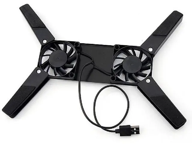 Alt view image 4 of 7 - 844306  Portable Design Netbook Cooling Pad Ultra-thin Profile 2 Fan Cooler Pad Durable Materials Enhanced Airflow Laptop Cooling Base