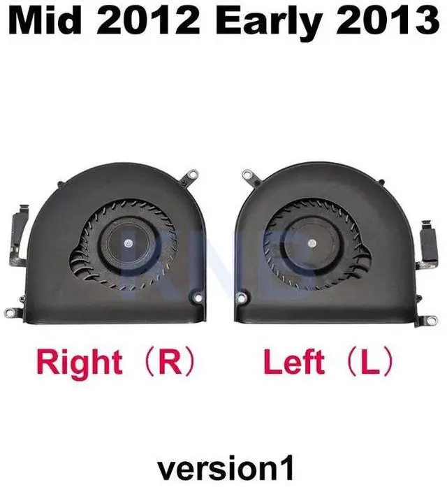 Alt view image 4 of 7 - Mid 2012-Early 2013  Original A1398 FanRight For Macbook Pro Retina 15" A1398 Cooling Fan 923-0091 923-00922012 610-01912014 2015