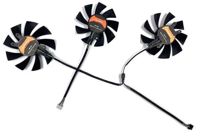 Alt view image 6 of 7 - 2pcs  New  Cooling Fan 75MM 85MM 4PIN iGame RTX2070 SUPER RTX2060 for Colorful GeForce GTX 1660 SUPER Ultra RTX 2060 Ultra GPU Fan
