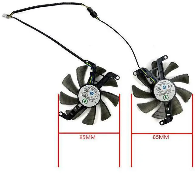 Alt view image 6 of 6 - 1LOT  New 85MM Cooler Fan Replacement For GALAX GeForce RTX 2060 2070 SUPER GTX 1660 1660Ti Graphics Video Cards Cooling Fans