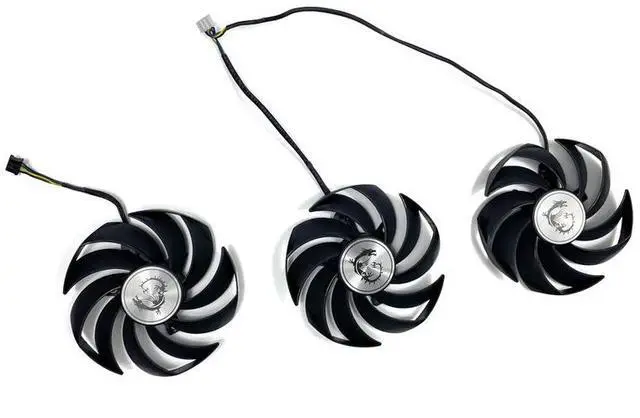 Alt view image 4 of 7 - 1PCS  New Cooling Fan 85MM 4PIN PLD09215B12H RTX2060 RTX2070 GPU FAN For Colorful iGame GeForce RTX 2080 2080TI 2070S Video Card Fan