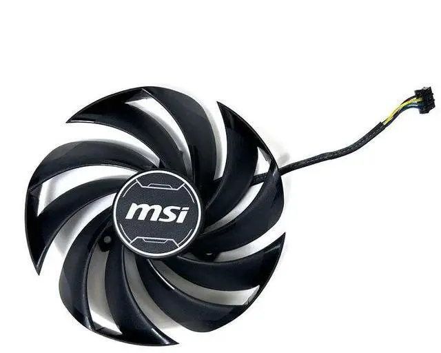 Alt view image 7 of 7 - 1PCS  Cooling Fan 95MM PLD10020B12H DC12V 0.65A 4-Pin Graphics Card Fan For MSI GeForce RTX 4080 Ventus 3X Fan