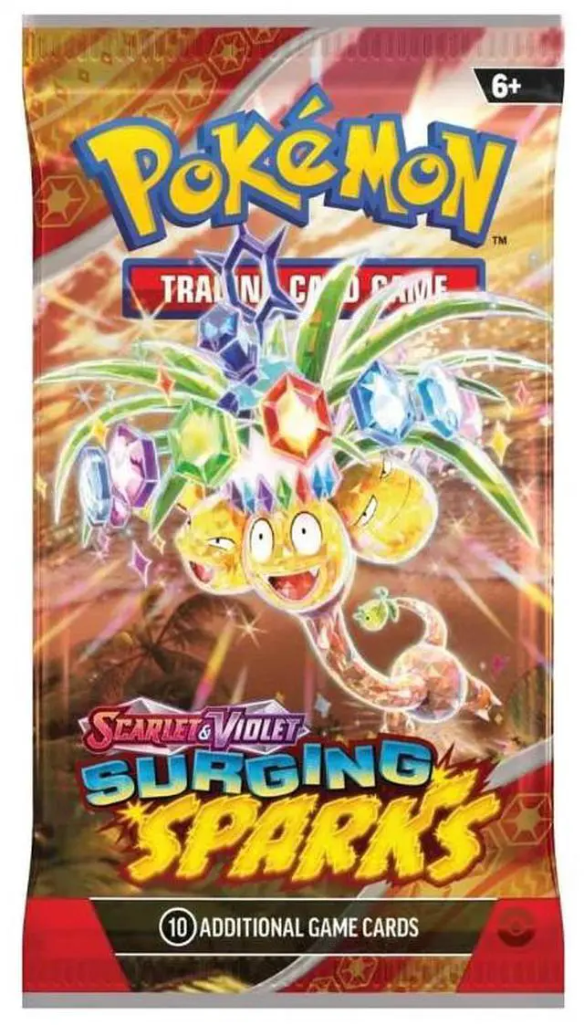 Alt view image 2 of 4 - Pokemon TCG: Scarlet & Violet - Surging Sparks Booster Pack - Random Artwork
