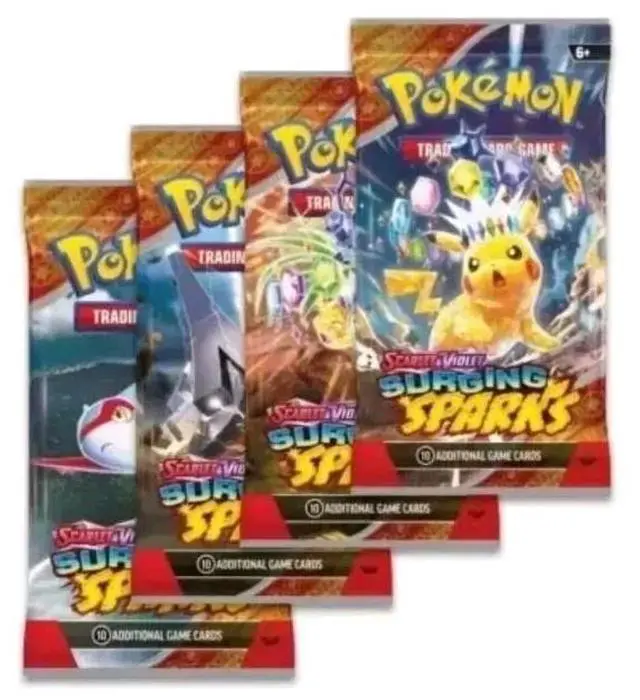 Alt view image 3 of 4 - Pokemon TCG: Scarlet & Violet - Surging Sparks Booster Pack - Random Artwork