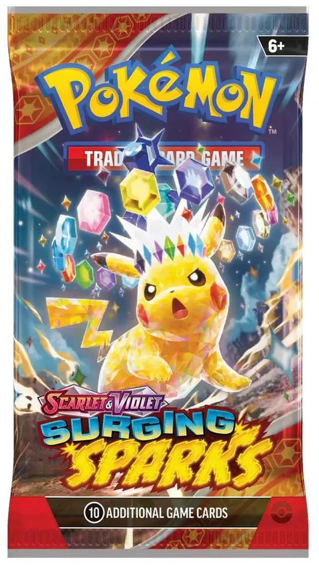 Main image of Pokemon TCG: Scarlet & Violet - Surging Sparks Booster Pack - Random Artwork