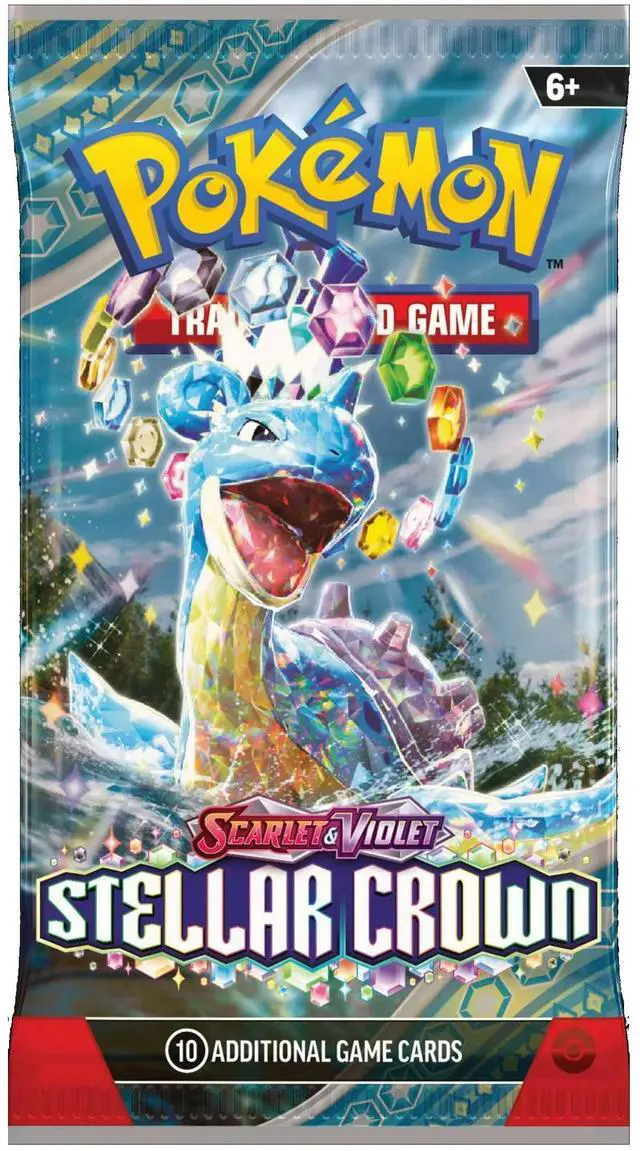 Alt view image 4 of 17 - Pokemon TCG: Scarlet & Violet - Stellar Crown Booster Pack - Random Artwork