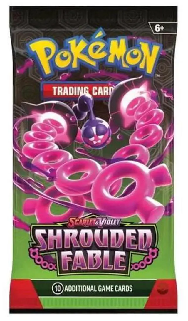 Alt view image 4 of 5 - Pokemon TCG: Scarlet & Violet - Shrouded Fable Booster Pack - Random Artwork