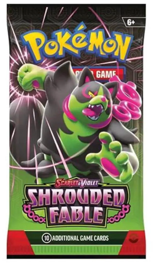 Alt view image 5 of 5 - Pokemon TCG: Scarlet & Violet - Shrouded Fable Booster Pack - Random Artwork