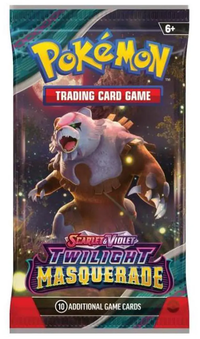 Alt view image 3 of 15 - Pokemon TCG: Scarlet & Violet - Twilight Masquerade Booster Pack - Random Artwork