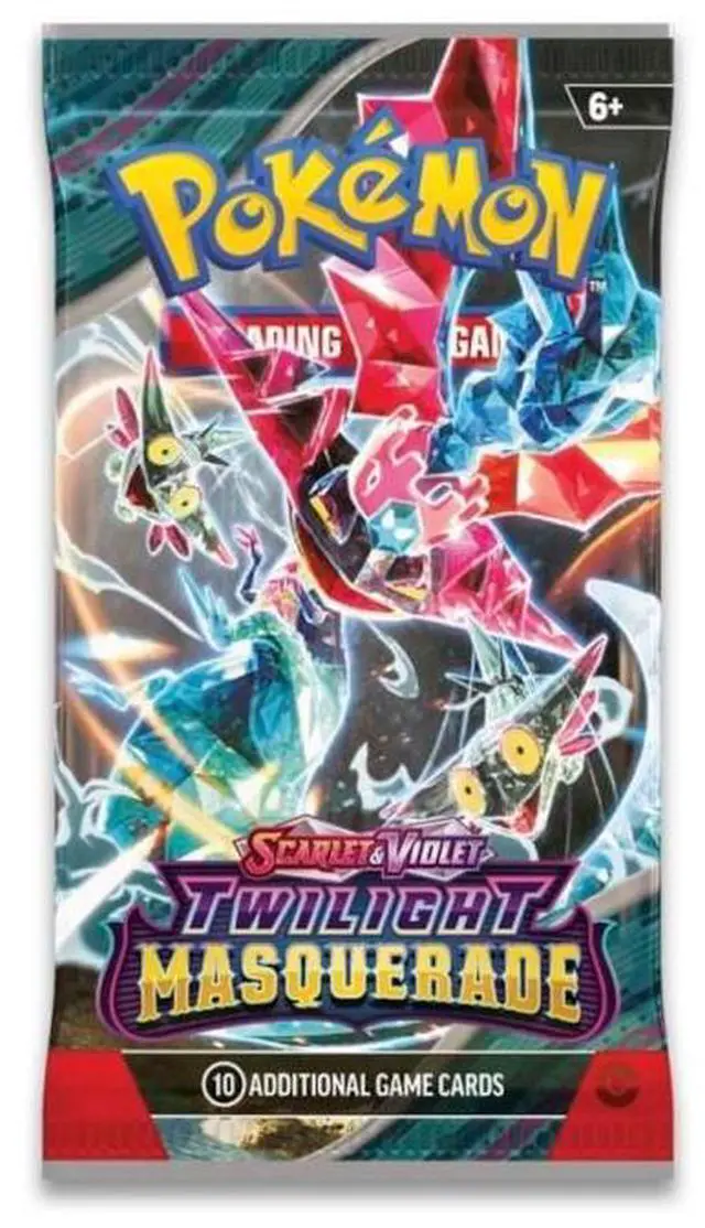 Alt view image 4 of 15 - Pokemon TCG: Scarlet & Violet - Twilight Masquerade Booster Pack - Random Artwork