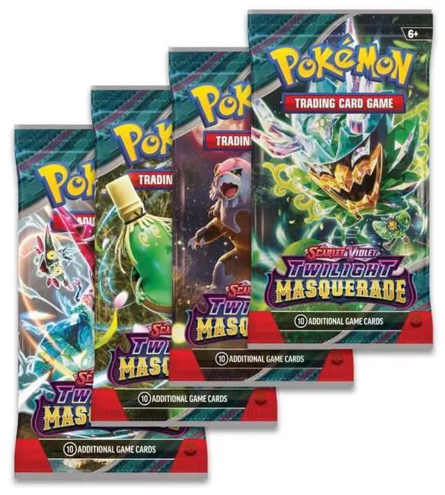 Alt view image 2 of 15 - Pokemon TCG: Scarlet & Violet - Twilight Masquerade Booster Pack - Random Artwork