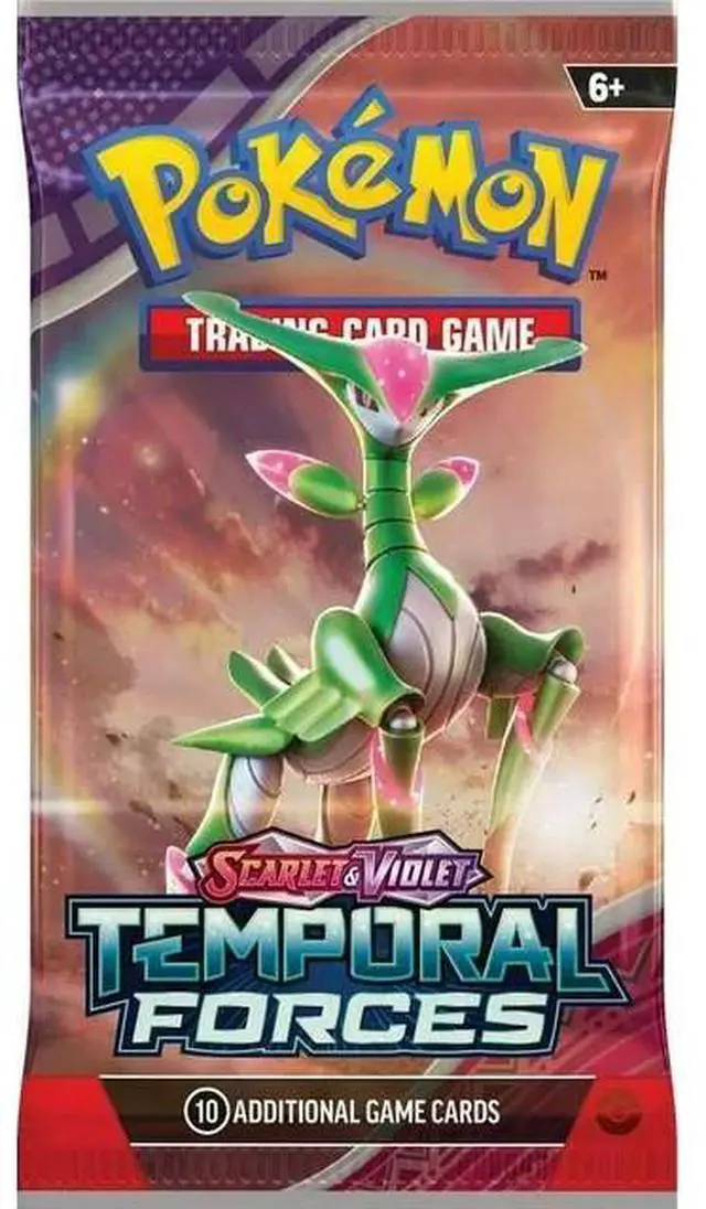 Alt view image 3 of 4 - Pokemon TCG: Scarlet & Violet - Temporal Forces Booster Pack - Random Artwork