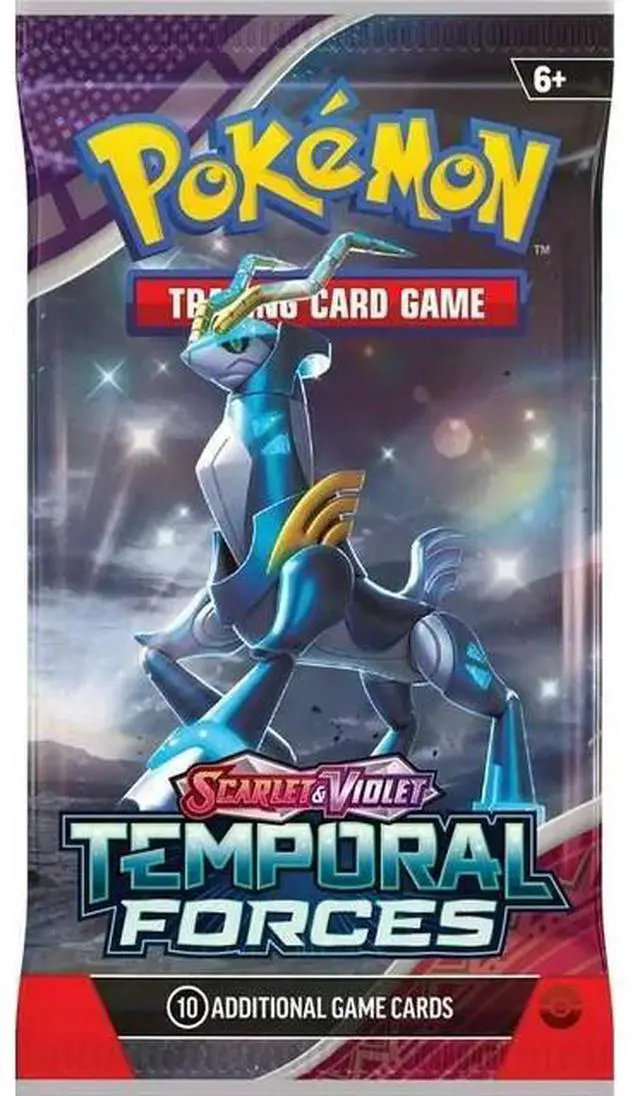 Alt view image 4 of 4 - Pokemon TCG: Scarlet & Violet - Temporal Forces Booster Pack - Random Artwork