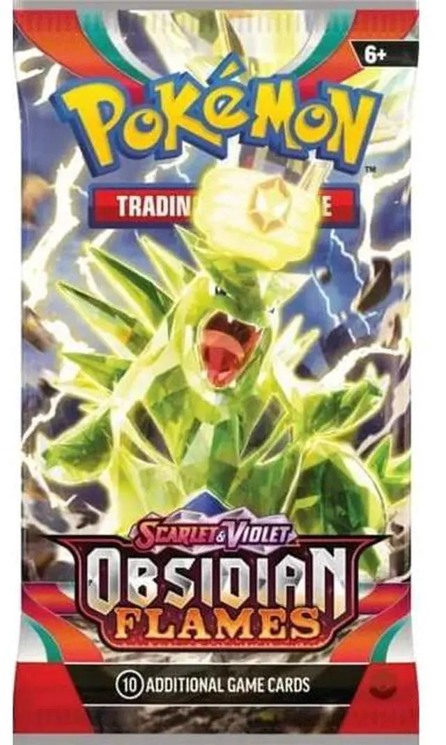 Alt view image 2 of 12 - Pokemon TCG: Scarlet & Violet - Obsidian Flames Booster Pack - Random Artwork