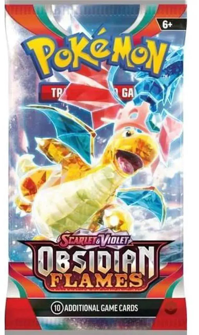 Alt view image 3 of 12 - Pokemon TCG: Scarlet & Violet - Obsidian Flames Booster Pack - Random Artwork
