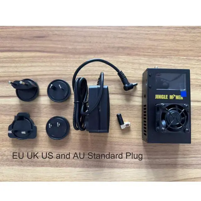 Alt view image 7 of 7 - Jingle Miner BTC Solo Lite 1.2Th/s 23W BTC Miner Solo Lottery Miner SHA-256d Algorithm BM1370 ASIC Chip (Originally Developed for Antminer S21 Pro) with PSU and Power Cord