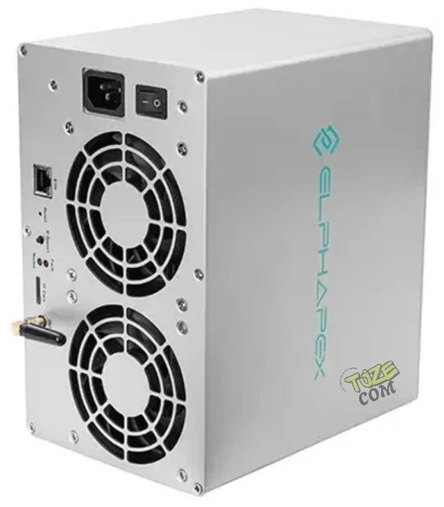 Alt view image 3 of 6 - ElphaPex DG2 Mini 2.4Gh/s 552W LTC DOGE 110V240V AC Air-cooling Miner - 110V-240V AC, Model DG2 Mini, 0.23 J/M, Scrypt Algorithm, DOGECOIN LITECOIN Mining Machine