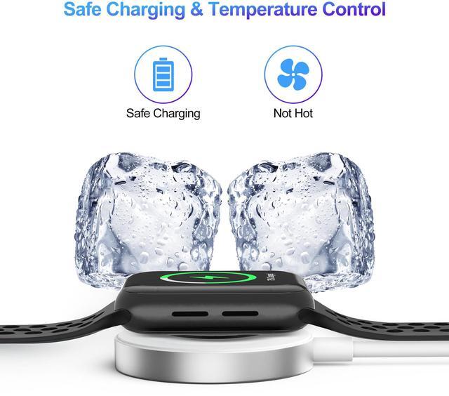 Alt view image 5 of 6 - AIlawuu for Apple Watch Charger,2 in 1 iPhone and iWatch Magnetic Fast Cord 6ft,Wireless Charging Cable with C Wall Charger Block for Apple Watch ultra/9/8/SE/7/6,for iPhone 14/13/12/11