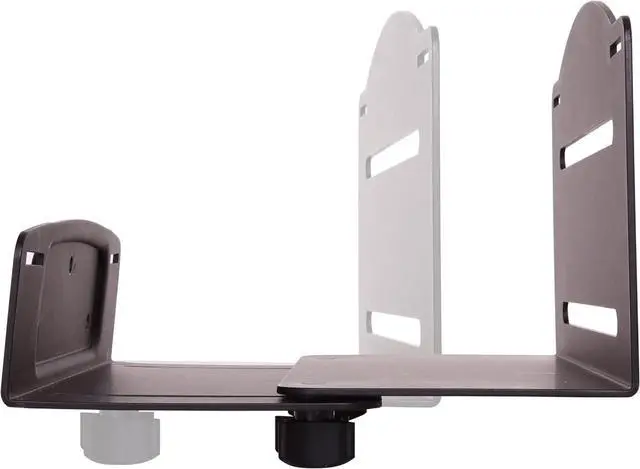 Alt view image 4 of 4 - FOR-Wall Mount CPU Holder - Adjustable Width 4.8in to 8.3in - Metal - Computer Tower Mounting Bracket for Desktop PC (CPUWALLMNT)