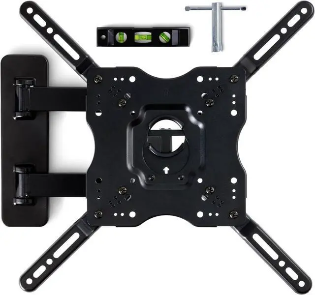 Main image of Full Motion Articulating TV Monitor Wall Mount for 26" to 55" TVs and Flat Panels up to 80 Lbs, Black