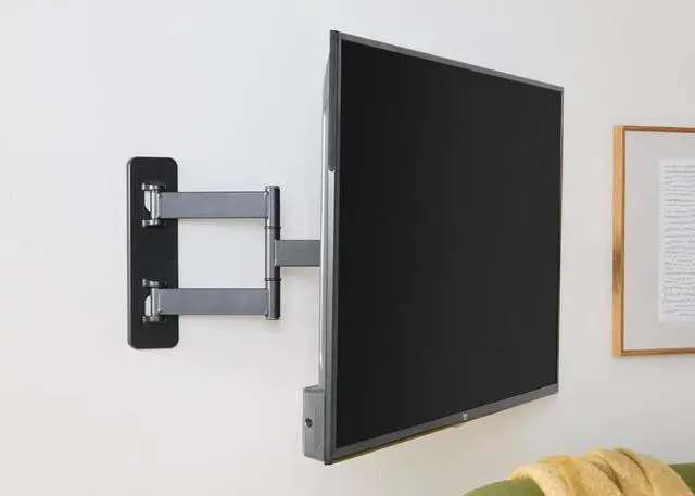 Alt view image 3 of 5 - Full Motion Articulating TV Monitor Wall Mount for 26" to 55" TVs and Flat Panels up to 80 Lbs, Black