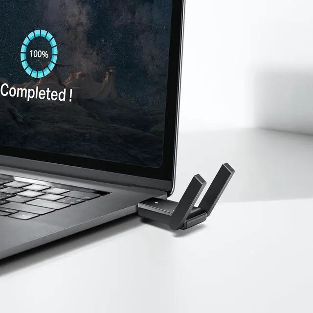 Alt view image 6 of 6 - USB 3.0 WiFi Adapter for Desktop PC (Archer TX30U Plus)-AX1800 WiFi 6 Dual-Band Plug and Play Wireless Network Adapter with 2.4GHz, 5GHz, 2×High Gain Antenna, WPA3, Supports Windows 11/10