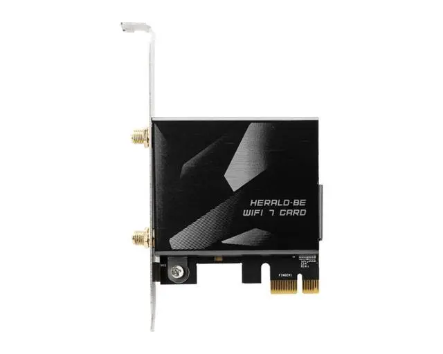 Alt view image 5 of 5 - Herald-BE WI-FI 7 MAX (Wi-Fi 7, 802.11BE, Bluetooth 5.4, PCIe, Multi-Link Operation Technology, External Antenna)