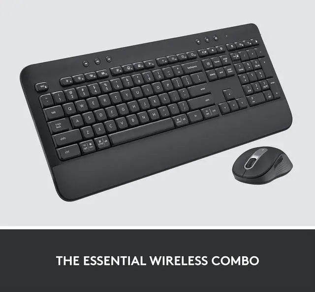Alt view image 4 of 5 - MK650 Combo for Business, Wireless Mouse and Keyboard, Logi Bolt, Bluetooth, SmartWheel, Globally Certified, Windows/Mac/Chrome/Linux - Graphite