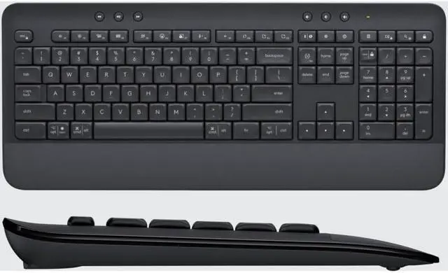 Alt view image 2 of 5 - MK650 Combo for Business, Wireless Mouse and Keyboard, Logi Bolt, Bluetooth, SmartWheel, Globally Certified, Windows/Mac/Chrome/Linux - Graphite