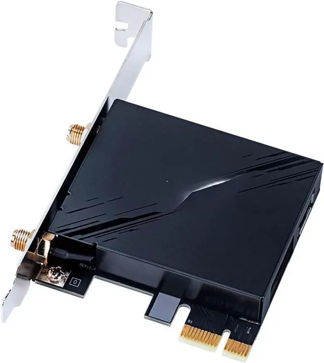 Alt view image 2 of 2 - WiFi 7 GC-WIFI7 (802.11/ Tri-Band WiFi/Bluetooth 5.3/ 4K-QAM/PCIe Expansion Card)