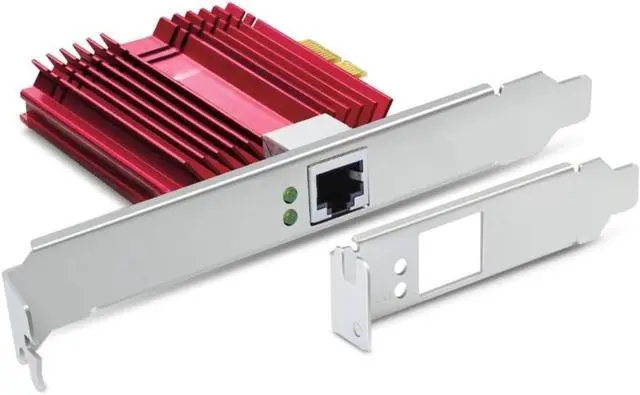 Alt view image 3 of 4 - 10GB PCIe Network Card (TX401)-PCIe to 10 Gigabit Ethernet Adapter,Supports Windows 11/10/8.1/8/7, Servers 2019/2016/2012 R2, and Linux, Including a CAT6A Cable