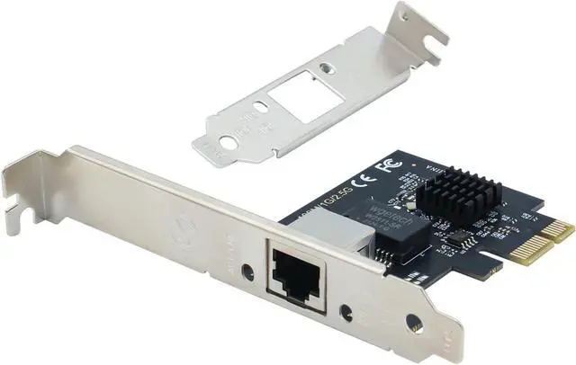 Main image of 2.5Gb PCIe Network Card,2.5GBase-T PCI Express Network Adapter NIC, with Realtek RTL8125B Controller, Single RJ-45 Port, PCIe 2.1 x1 Support Windows Server/Linux