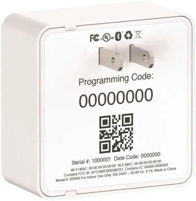 Alt view image 2 of 3 - BR400 Sense Wi-Fi Adapter (2.4GHz WiFi Only) | Works With Sense , White