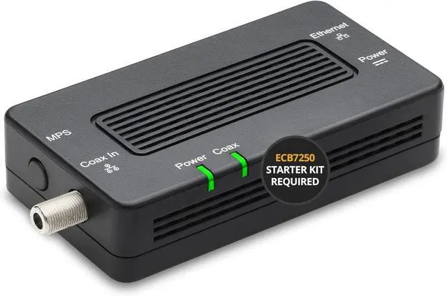 Main image of FOR-Bonded MoCA 2.5 Network Adapter for Highest Speed Internet, Ethernet Over Coax - Single Add-On Adapter for Existing MoCA Network (Model: ECB7250S02)
