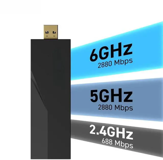 Alt view image 2 of 4 - BE6500 WiFi 7 USB Adapter